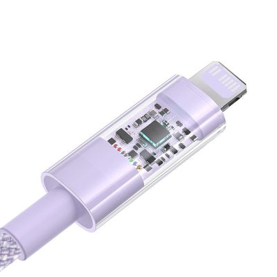 3. Baseus Gem USB-C-IP-Kabel 20W 2m (Lila)