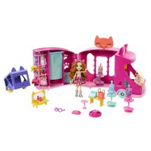 Enchantimals Mobiles Modestudio-Set + Kitty-Puppe HPB34