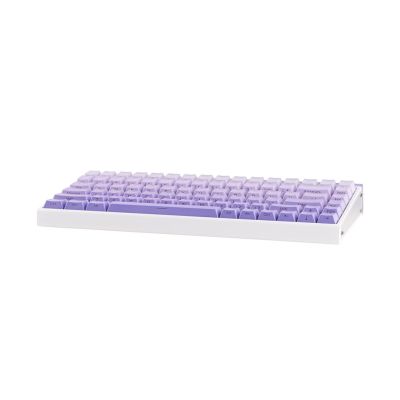 11. HERO84 HE Tastatur mit Dichtung, Weiß+Lila+Farbverlauf+HELL JadeKing Schalter RGB AULA