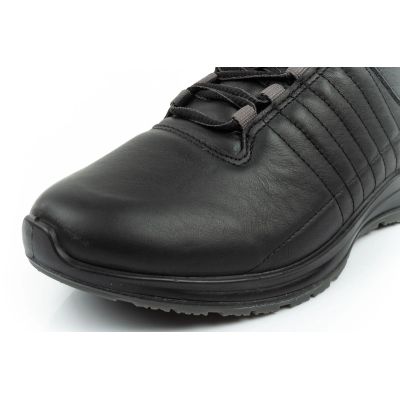 6. Grisport Herren-Sportschuhe aus schwarzem Leder, Modell Nero Avon, bequem und leicht