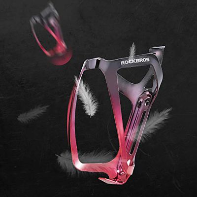 5. Rockbros RKL02 Flaschenhalter aus Aluminium – Schwarz und Rot