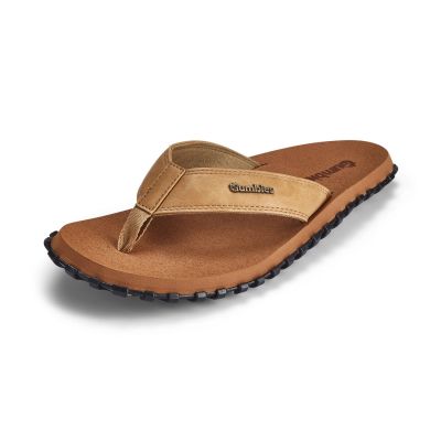 11. Flip-Flops Gumbies Vegovert Flip-Flops Unisex Tan M GU-FFVEG128