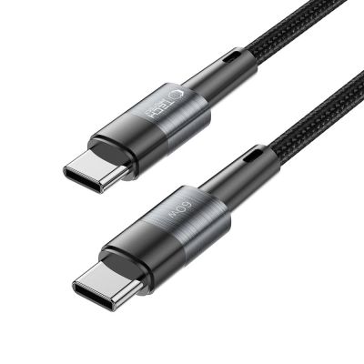 3. Tech-Protect UltraBoost USB-C / USB-C PD-Kabel 60 W 3 A 0,25 m – grau