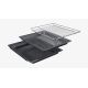 4. BOSCH HRG272EB3 Einbaubackofen mit Dampffunktion, 60 x 60 cm, schwarz, 3D-Konvektion