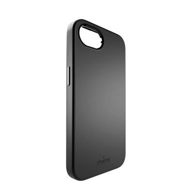 8. Puro Icon Mag Pro MagSafe Silikonhülle für iPhone 16e/17e – Schwarz