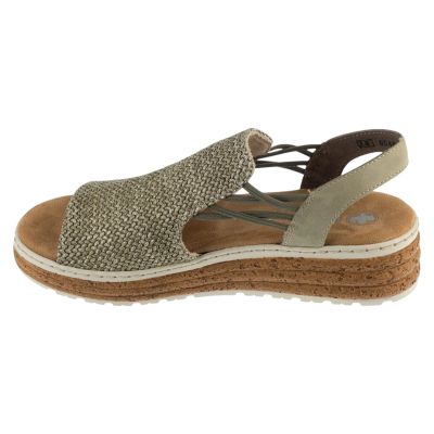 2. Rieker Sandalen 62741-52 Grün 37
