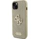 2. Guess Perforated 4G Glitter Hülle für iPhone 15 – Gold