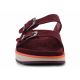 2. D. Franklin Nordic Sandal Buckle W DFSH405004-BURG