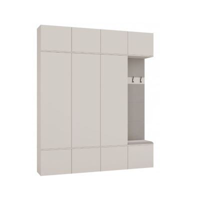 Kleiderschrank HAGA IV 3SZ1W Kaschmir