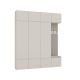 Kleiderschrank HAGA IV 3SZ1W Kaschmir