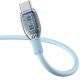 4. Baseus Pudding 100W USB-A - USB-C Kabel 2m - Blau