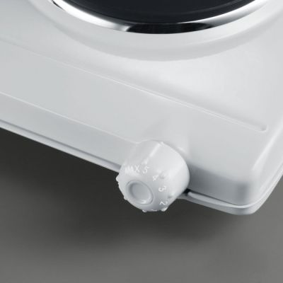 2. Severin DK 1042 Kochfeld, weiß, Einbaugerät, versiegelte Kochzone, 2 Kochzonen