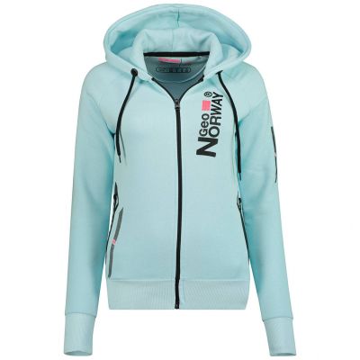 Damen-Hoodie Geographical Norway Fabuleuse EO Lady 100 BLEU CIEL (WU5303F/GNO-SKY BLUE)