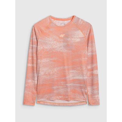 9. Schnelltrocknendes Damen-Radsport-Longsleeve 4F 4FWSS25TFLOF344-70A