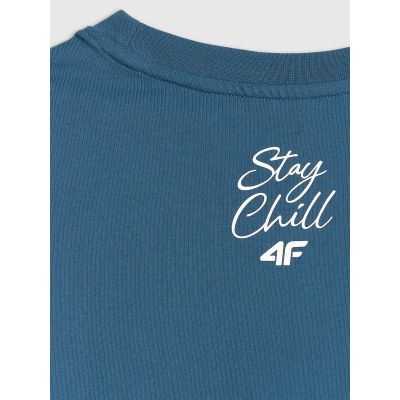7. Herren-T-Shirt mit Aufdruck, regulär, Größe 4F 4FRSS26TTSHM4304-46S