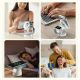 3. SODI 3-in-1 Kabelloses Ladegerät mit Nachtlicht 25W W108A - Weiß