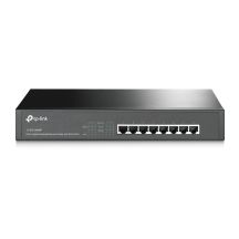 TP-Link TL-SG1008MP Netzwerk-Switch, unmanaged, Gigabit-Ethernet (10/100/1000), PoE-Unterstützung, Schwarz