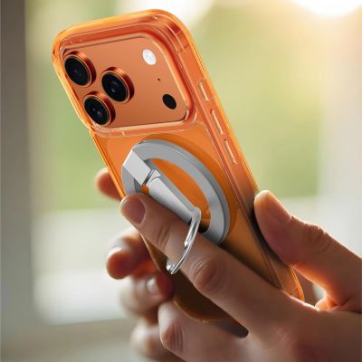 8. AmazingThing Minimalistische Hülle für iPhone 17 Pro, kompatibel mit MagSafe – Orange