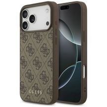 Guess 4G Classic Case für iPhone 17 Pro Max - Braun