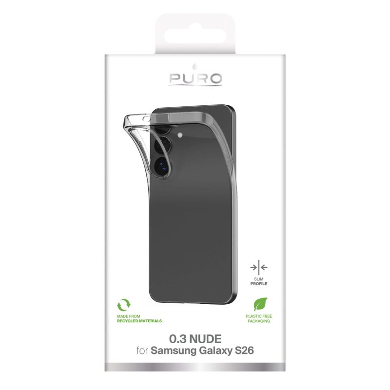 2. Puro 0.3 NUDE Hülle für Samsung Galaxy S26 - Transparent