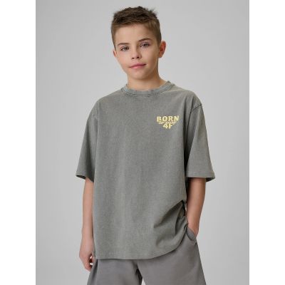 Baumwoll-T-Shirt für Jungen 4F 4F4FJRSS26TTSHM3906-25S