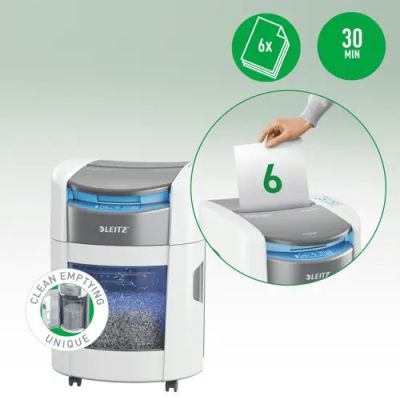2. Leitz IQ Optimax AutoFeed 150 Aktenvernichter, P5, 150 Blatt, 15 l Behälter