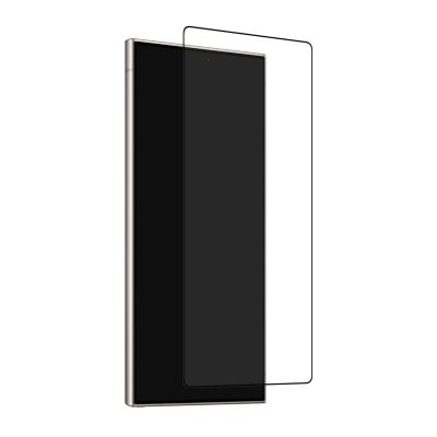 Puro Frame Tempered Glass mit schwarzem Rahmen für Samsung Galaxy S25 Ultra