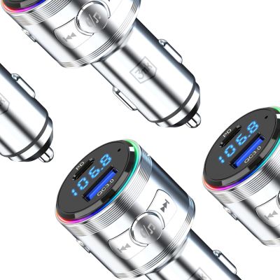 10. 3-in-1-Sender, 48 W, QC, PD, PPS, USB-C, USB-A, 3mk Hyper Car Power Transmitter