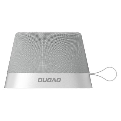 3. Dudao Y20 Kabelloser Lautsprecher mit Magnethalterung, Bluetooth 5.3 – Silber