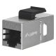 LANBERG KEYSTONE CONNECTOR CAT.5 FTP RJ45->RJ45 NETZWERKVERBINDER KSF5-3000