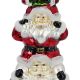 3. Glas-Christbaumspitze „Weihnachtsmänner“ 28,5 cm