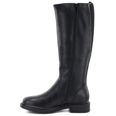 3. Damen-Lederstiefel, klassisch schwarz, Sergio Leone KZ-528-S