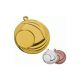 5. Goldmedaille mit Platz für ein Emblem, 25 mm, Stahl