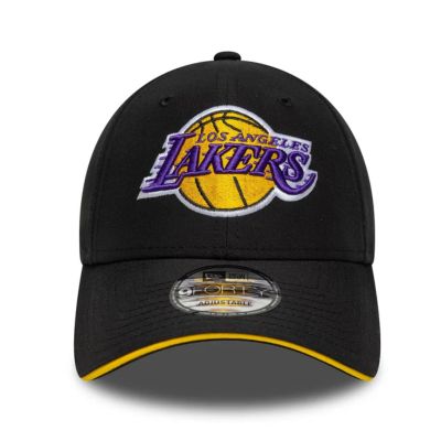 2. New Era 9FORTY NBA LA Los Angeles Lakers Mikrofaser-Kappe, schwarz - 60771855