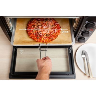 5. ELDOM PR500 Backofen (2000W; schwarz)