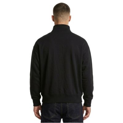 2. Calvin Klein Fleece-Kapuzenpullover mit Reißverschluss und Logo-Band, Schwarz - LZ04RE285G-UB1