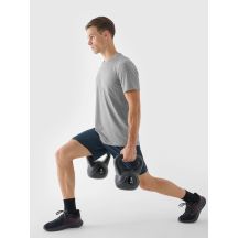 Schnelltrocknendes Herren-Trainingsshirt (Standardgröße) 4F 4FWAW24TFTSM1003-25M