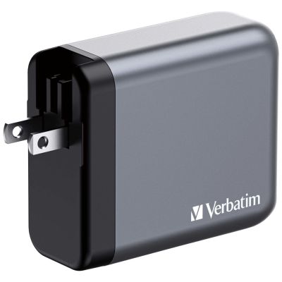 9. Verbatim GaN-Ladegerät 140 W, 1x USB-A, 3x USB-C