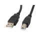 2. Lanberg CA-USBA-10CC-0050-BK Kabel (USB 2.0 M - USB 2.0 Typ BM; 5 m; schwarz)