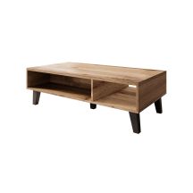 NORD Couchtisch 110 cm Wotan Eiche/Anthrazit