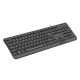 3. NATEC Trout US NKL-0967 Membrantastatur (USB 2.0; (EN); schwarz)