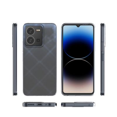 3. Ultra Clear 0,5 mm Hülle für Vivo Y35 / Vivo Y22 / Vivo Y22s Dünne Abdeckung Transparent