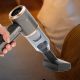 10. Mini-Handstaubsauger für Autos, faltbar, mit Blasfunktion – Schwarz