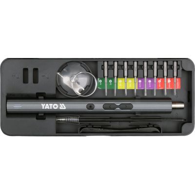 3. Schraubendreher-Set mit Bits 3,7 V, 56-teilig YT-25770 YATO