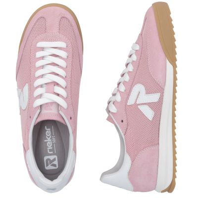 5. Bequeme rosa Damen-Sneaker Rieker W4000-31