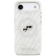 3. Karl Lagerfeld IML Glitter Karl&Choupette Heads Logo MagSafe Hülle für iPhone Air - Grau