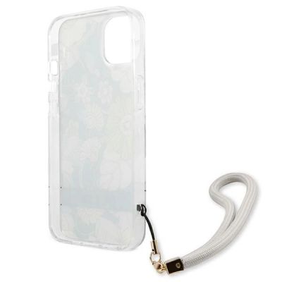 7. Guess GUHCP13SHFLSN iPhone 13 mini 5.4" grün/grüne Hardcase Flower Strap