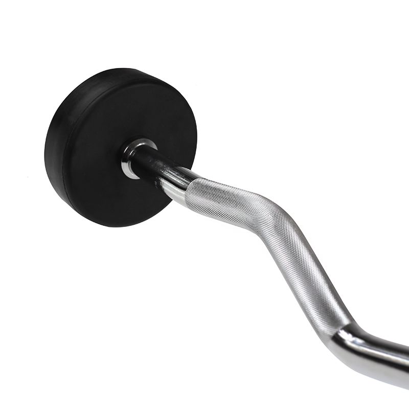32. Gummierte Festhantel/Stange HMS GSL-10 10 kg