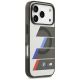 4. BMW M IML Metallknöpfe, dreifarbige Linien, MagSafe-Hülle für iPhone 17 Pro – Grau