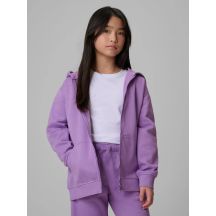 Lockerer Mädchen-Sweatshirt mit Kapuze 4F 4FJRSS26TSWSF2715-51S